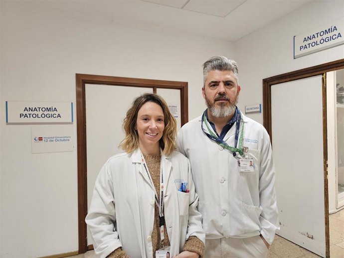 Los nvestigadores del Hospital 12 de Octubre Ricardo Giargini y Berta Segura