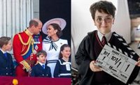 El príncipe Guillermo, Kate Middleton y sus hijos visitan el rodaje de Harry Potter