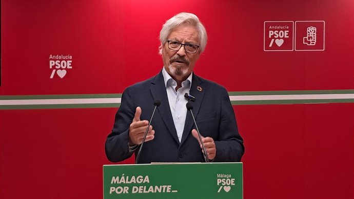 El secretario de Coordinación Territorial del PSOE de Málaga, Rafael Granados