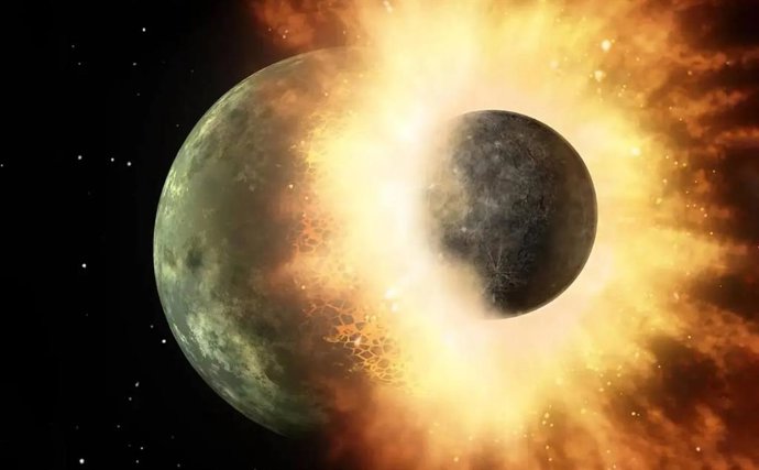 La composición química de la Tierra se estableció tempranamente, pero era demasiado seca para albergar vida. Solo una colisión posterior con Tea probablemente proporcionó el agua y los volátiles que hicieron posible la vida.