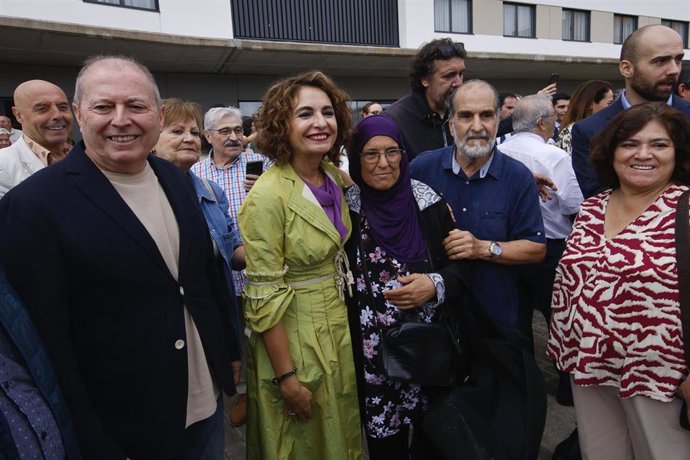 La vicepresidenta del Gobierno y ministra de Hacienda, María Jesús Montero, este lunes en Córdoba
