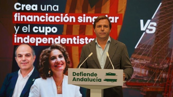 El secretario general del PP-A, Antonio Repullo, este lunes