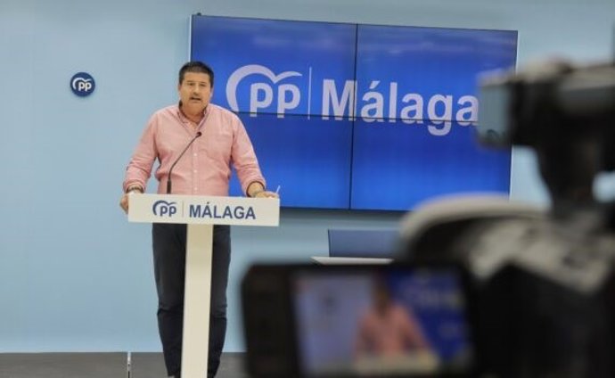 El vicesecretario y parlamentario andaluz por el PP de Málaga Francisco Oblaré.
