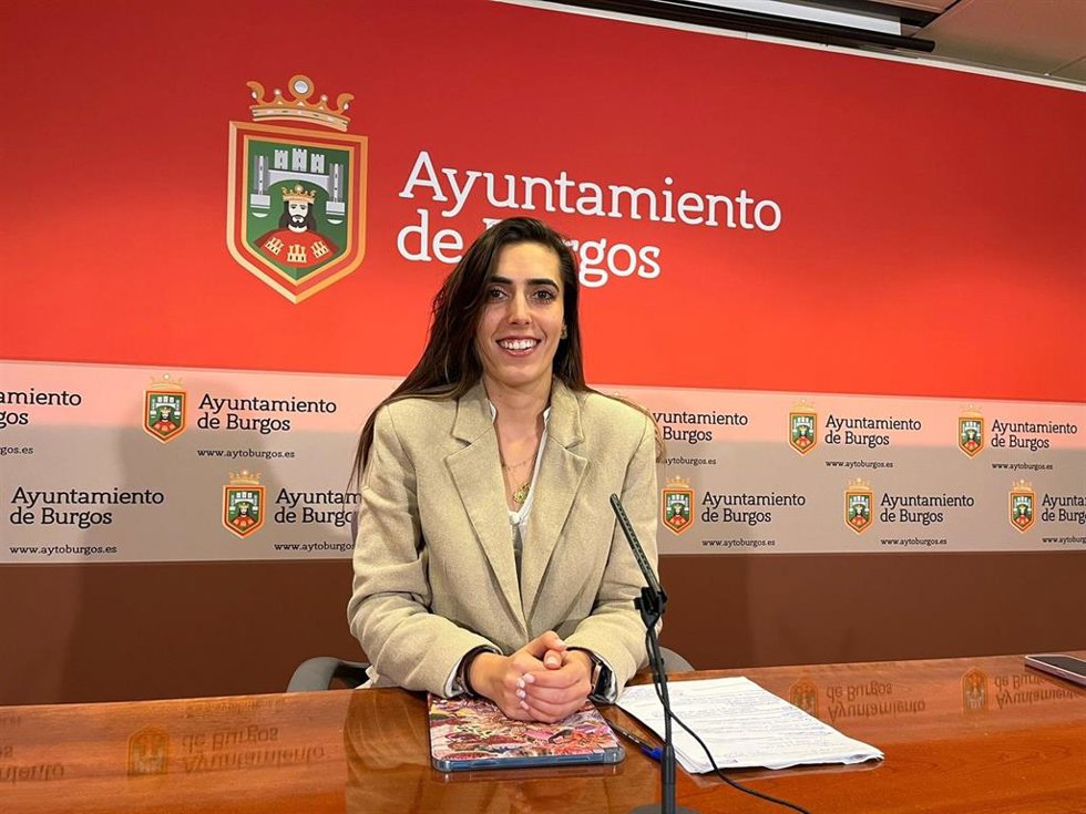 Andrea Ballesteros durante la rueda de prensa.