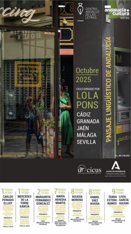La catedrática Lola Pons dirige el proyecto 'Paisaje lingüístico andaluz', que presenta, del 1 al 9 de octubre, siete ponencias en cinco provincias diferentes a cargo de especialistas
