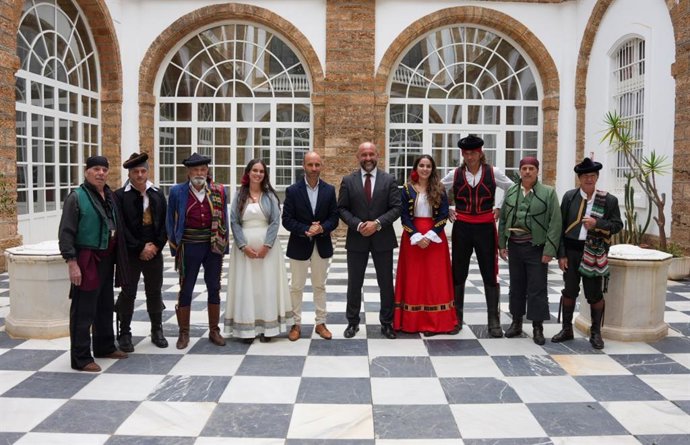El vicepresidente de la Diputación, Juancho Ortiz, en la presentación de la Recreación Histórica Sangre y Amor de Grazalema.