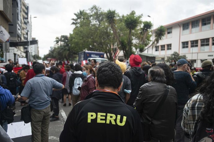 Archivo - Arquivo - Imagem de arquivo dos protestos no Equador.