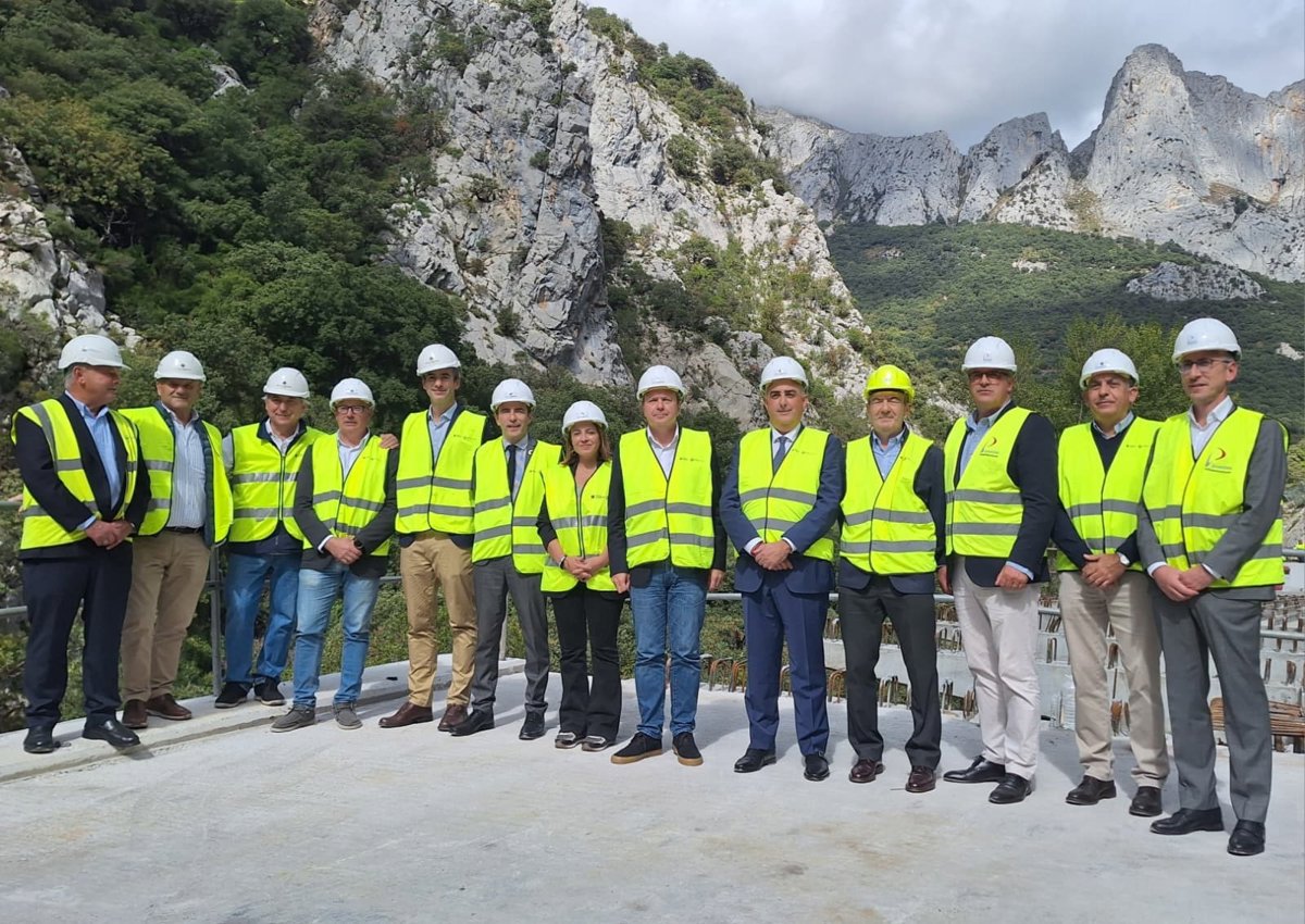 Las obras en el Desfiladero de la Hermida alcanzan un 76% de ejecución