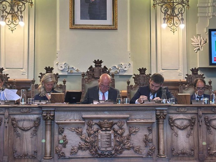 El Pleno de Ayuntamiento de Valladolid.