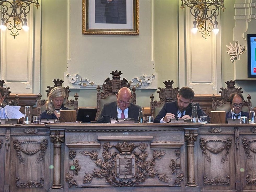 El Pleno de Ayuntamiento de Valladolid.