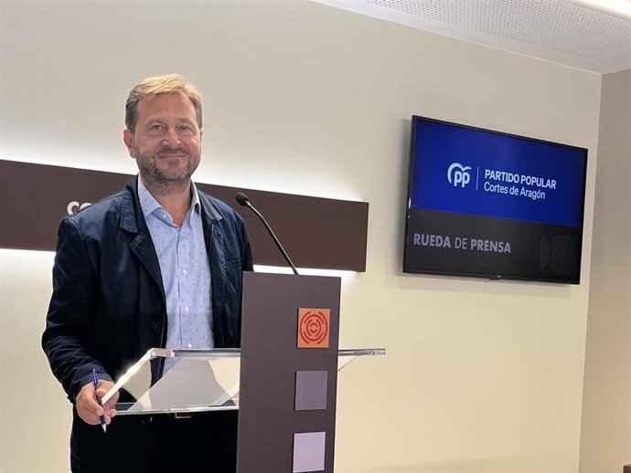 El portavoz del PP en las Cortes, Fernando Ledesma.