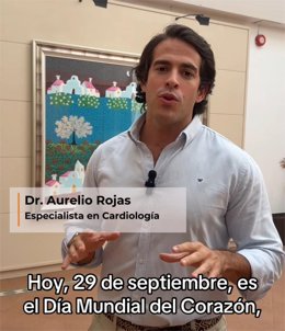 Imagen de la campaña del Colegio de Médicos de Málaga por el Día Mundial del Corazón.