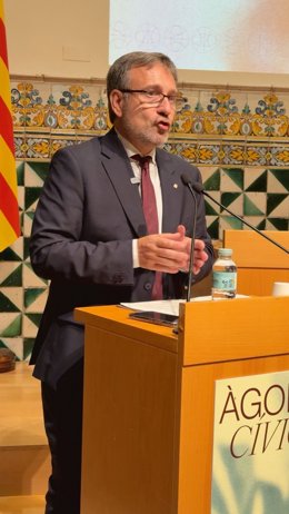 El conseller de Política Lingüística, Francesc Xavier Vila.