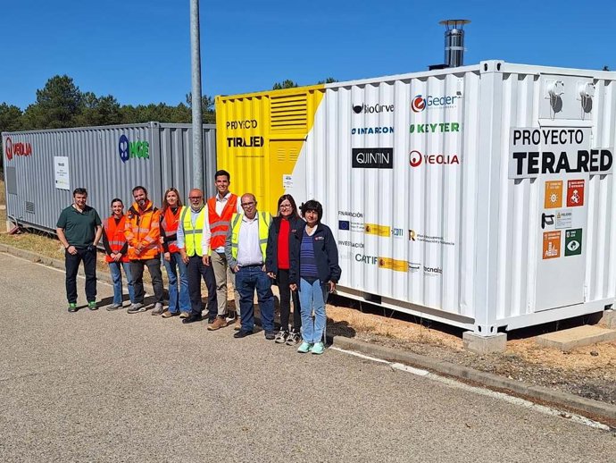 El Subdelegado del Gobierno en Soria visita el proyecto TERA_RED en el CEDER de Lubia (Soria).