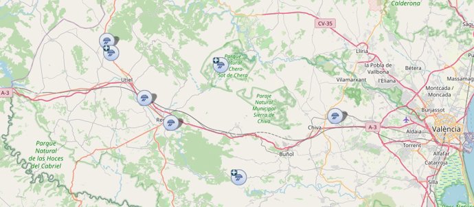 Carreteras cortadas por inundaciones