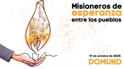 El Papa León XIV, protagonista del vídeo del Domund 2025: "No había obstáculo que lo detuviera"