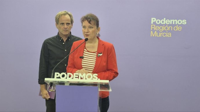 La diputada regional de Podemos-IU-Verdes-AV, María Marín