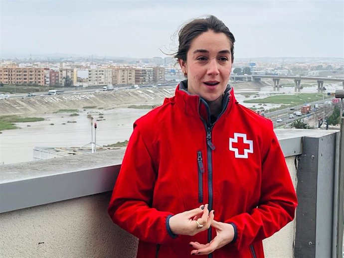 María Esteve, psicóloga de emergencias voluntaria de Cruz Roja