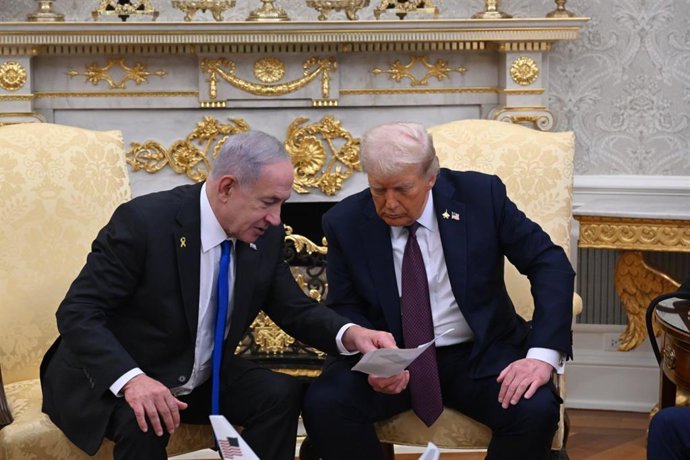 Benjamin Netanyahu y Donald Trump