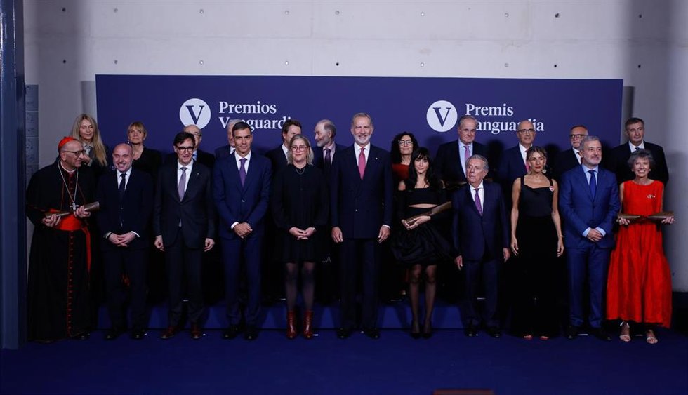 Los premiados en la gala de los Premios Vanguardia 2025