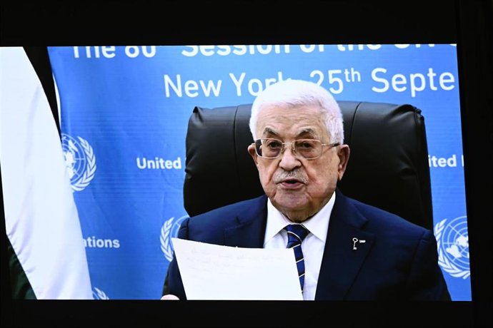 El presidente de la Autoridad Nacional palestina, Mahmud Abbas