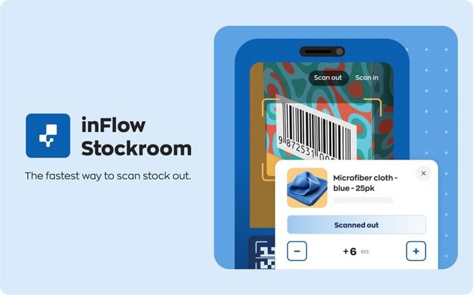 Grab, scan, and go -- track inventory easily with the inFlow Stockroom app.