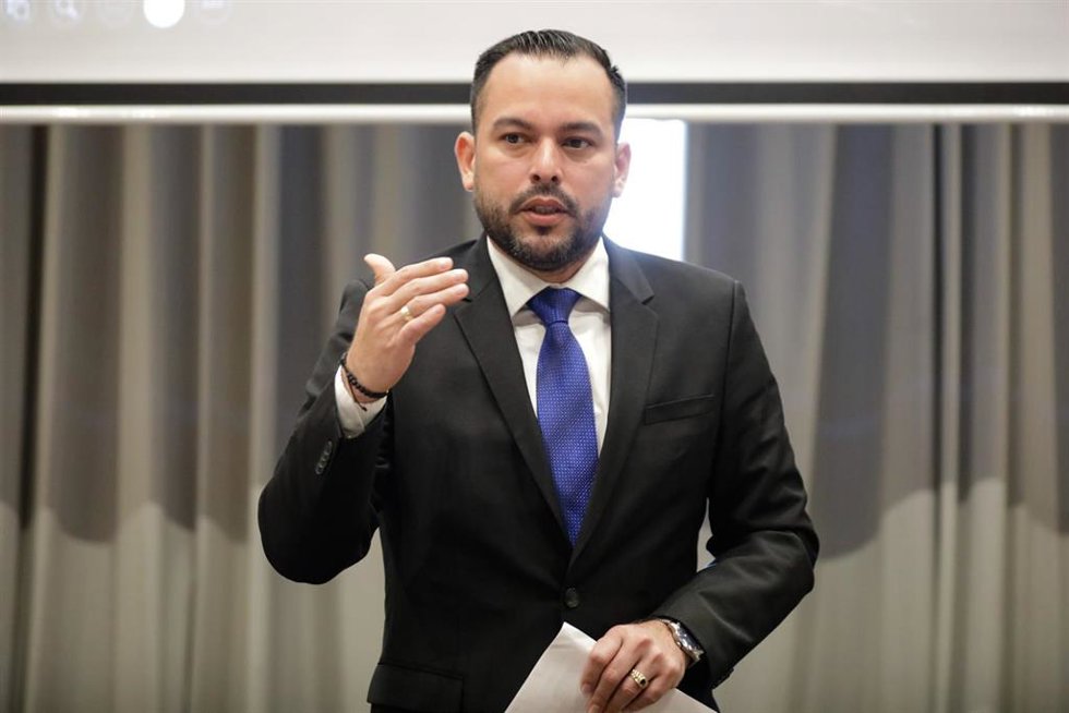 Archivo - El ministro de Minas y Energía, Edwin Palma 