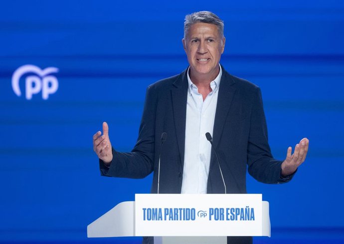 Archivo - El alcalde de Badalona, Xavier García Albiol, durante el XXI Congreso Nacional del Partido Popular, a 4 de julio de 2025, en Madrid (España). Con el lema ‘Toma partido por España’, XXI Congreso del PP, celebrado en Madrid del 4 al 6 de julio de 