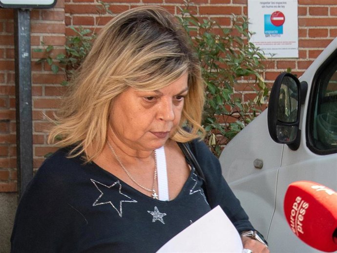 Terelu Campos a la salida del hospital este lunes tras asistir a una revisión