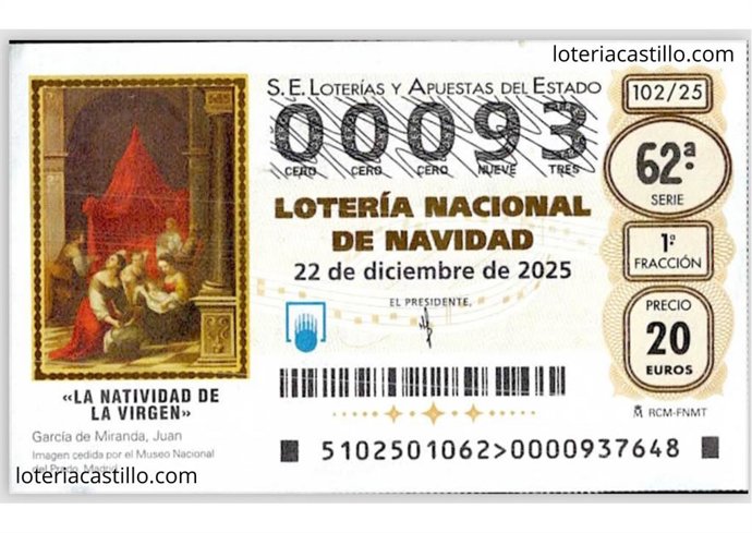 Lotería navidad Marc Márquez