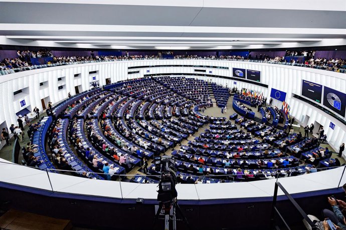 Archivo - L’aula durante la seduta plenaria del Parlamento europeo a Strasburgo, Martedì, 16 Luglio 2024 (Foto Roberto Monaldo / LaPresse).