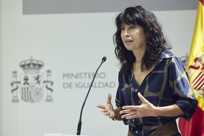 La ministra de Igualdad, Ana Redondo preside el evento conmemorativo de los 40 Años de la Legalización del Aborto en España, en el Ministerio de Igualdad, a 29 de septiembre de 2025, en Madrid (España).