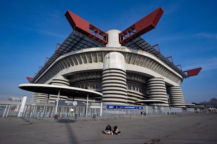 Archivo - General view before the UEFA Champions League, Round of 16, 1st leg football match between FC Internazionale and Liverpool FC on February 16, 2022 at San Siro Stadium in Milan, Italy - Photo Ian Stephen / ProSportsImages / DPPI