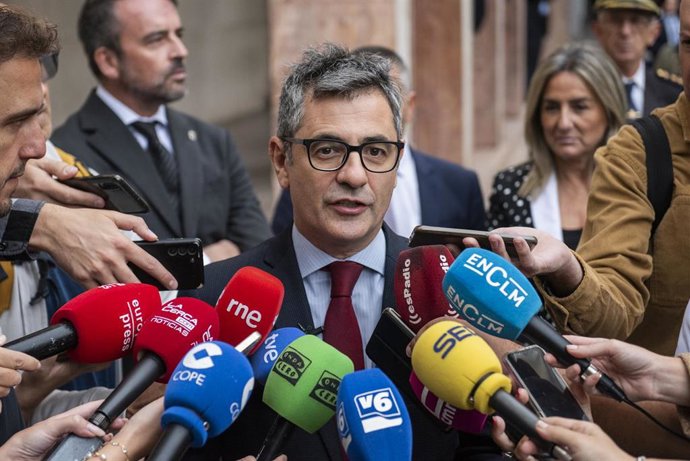 El ministro de Presidencia, Justicia y Relaciones con las Cortes, Félix Bolaños García