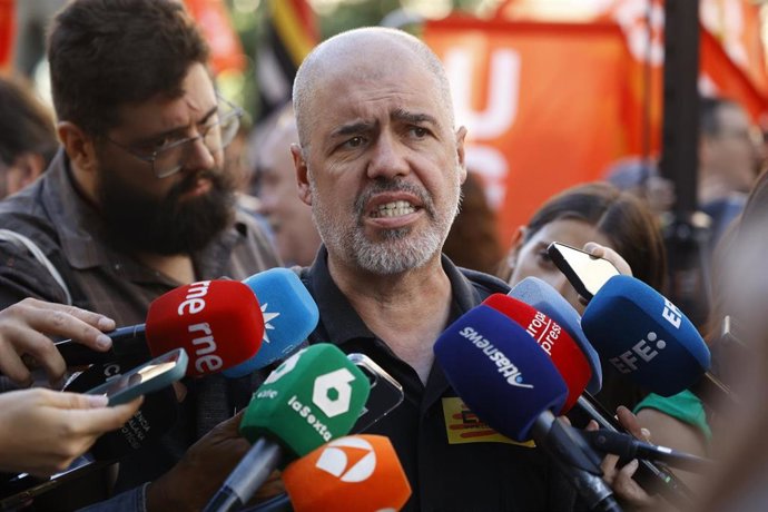 El secretario general de CCOO, Unai Sordo.