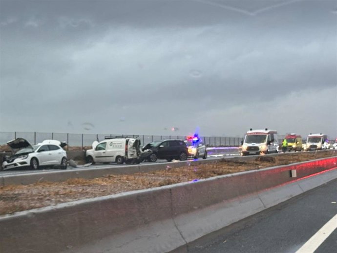 Accidente en la V-21