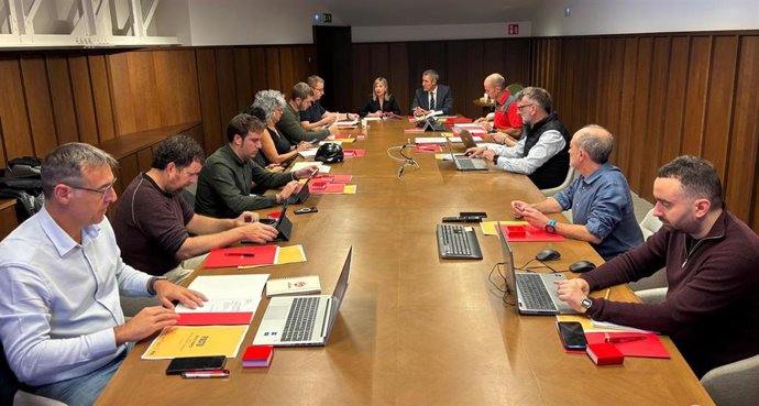 Reunión de la Comisión de Coordinación de Policías Locales de Navarra.