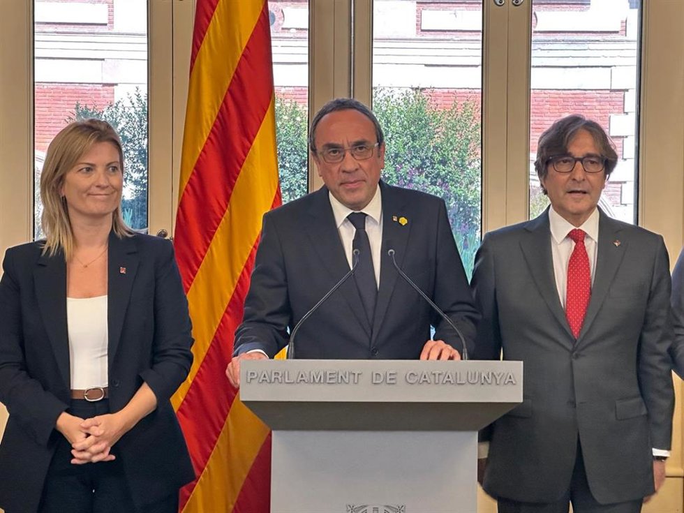 El presidente del Parlament, Josep Rull