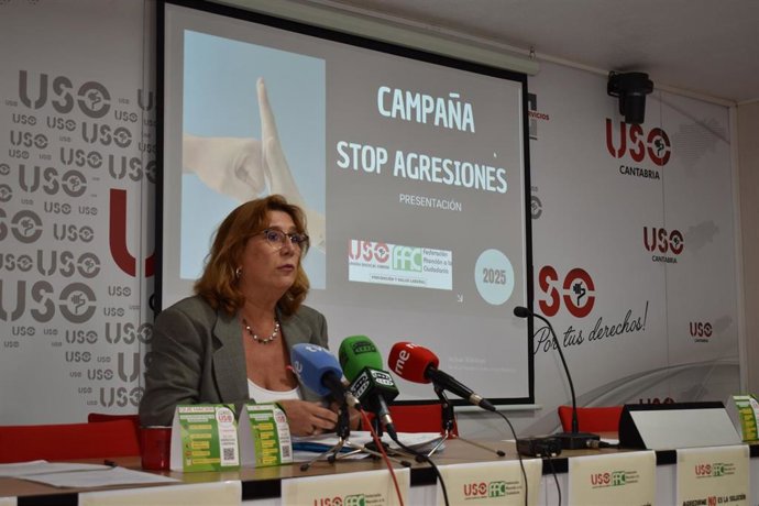 Presentación de la campaña 'Stop Agresiones'.