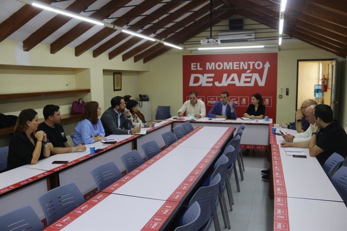 Constitución del Comité Electoral Provincial del PSOE de Jaén.