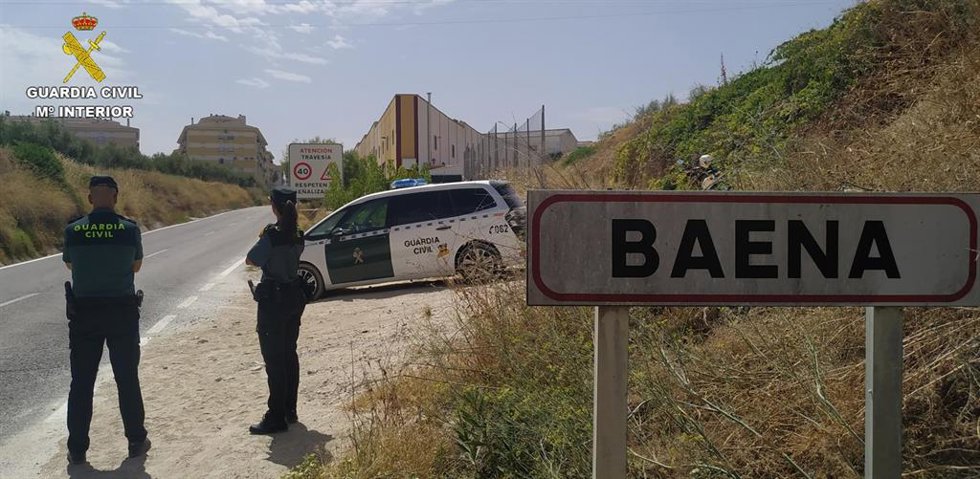 Archivo - Guardia Civil en Baena.