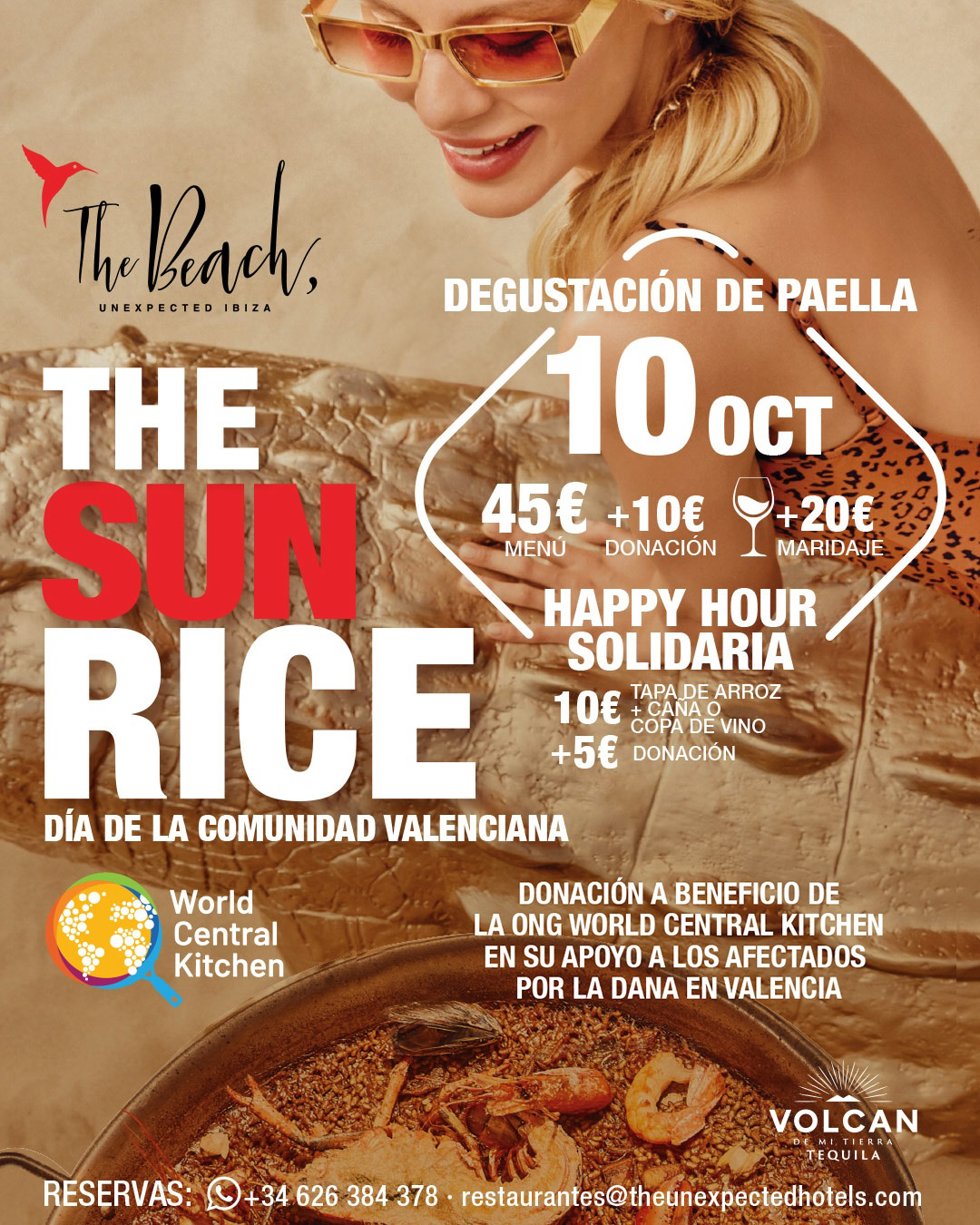 The Sunrice en apoyo a los afectados por la DANA de Valencia