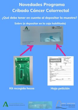 El Área Málaga Axarquía amplía opciones en la entrega de muestras del programa del cribado del cáncer de colon.