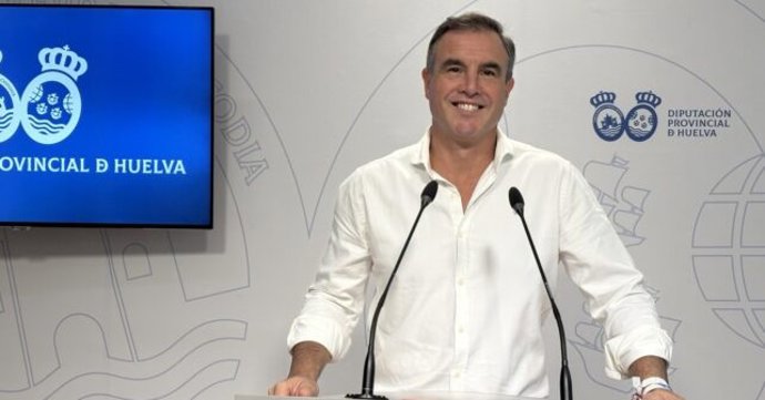 El portavoz del PSOE en la Diputación Provincial de Huelva, Rubén Rodríguez.