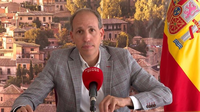 El presidente de Vox en Toledo, Daniel Arias.