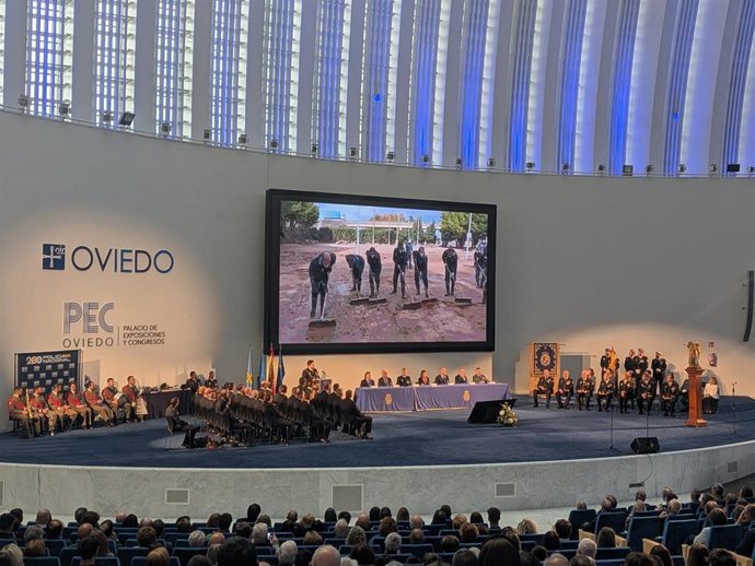 Celebración de los Ángeles Custodios por parte de la Policía Nacional