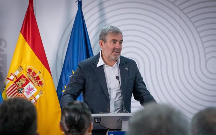 Archivo - Arquivo - Presidente das Ilhas Canárias, Fernando Clavijo