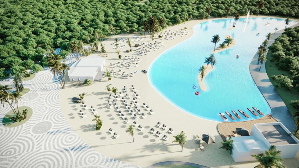 Representación del proyecto Alovera Beach.