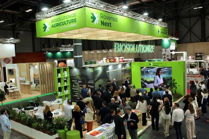Javier Calleja, CEO of Rovensa Group, during the global presentation of Biosolutionize Agriculture at Fruit Attraction, the leading international trade fair for the fruit and vegetable sector, in Madrid.