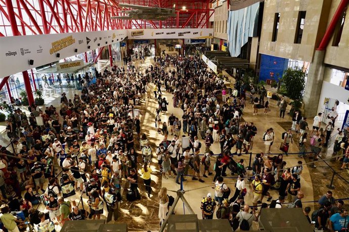 Ambiente en la última jornada de la San Diego Comic-Con en Málaga, a 28 de septiembre de 2025 . (Foto de archivo).